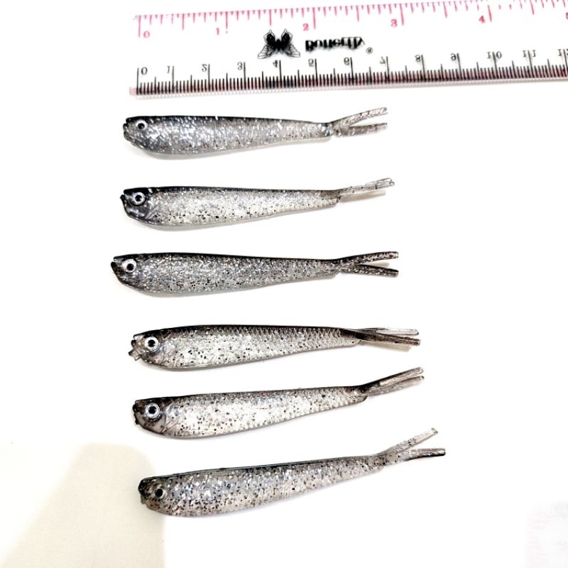 1pcs umpan pancing soft lure model ikan