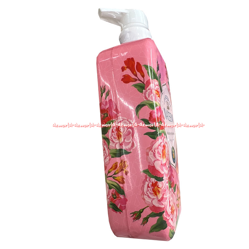 Na'eem Gardern Of Taife Rose 480ml Sabun Mandi Sabun Cair Wangi Bunga Segar Perawatan Tubuh Naeem Sabun Pink Ungu