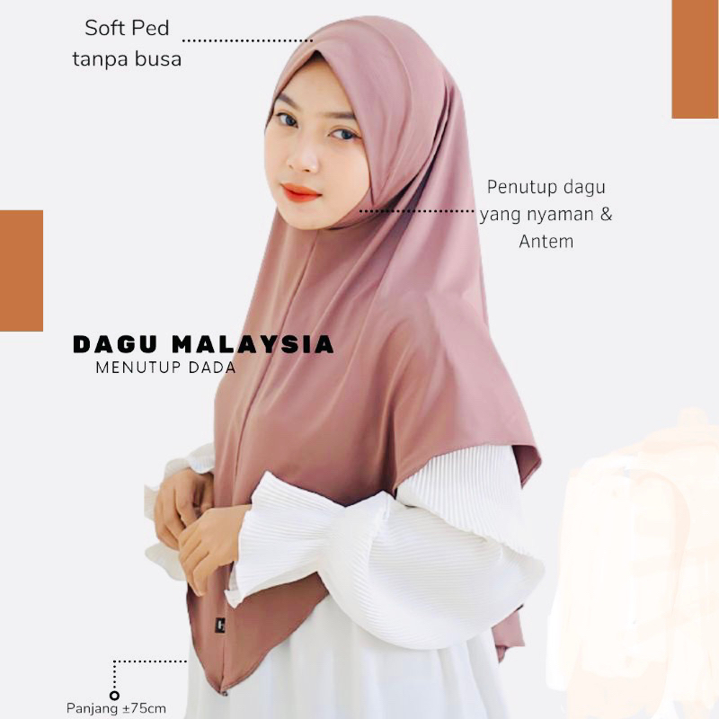 SS-Hijab Dagu Malaysia | Jilbab Instan Malay Soft Pet | Bergo Dagu Malay Menutup Dada | Khimar Malay Dagu | Jilbab Instan  Jersey Soft Ped Malay | Hijab Malay Instan | Jilbab Instan Jersey Soff Ped /  Ped Malay