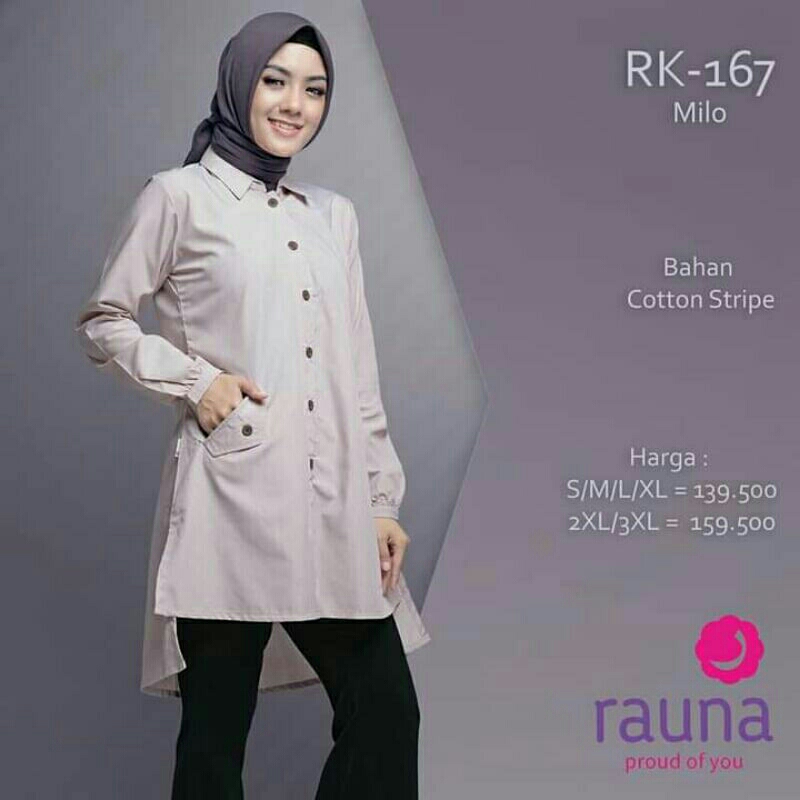 BAJU ATASAN RK 167 MILO BY RAUNA