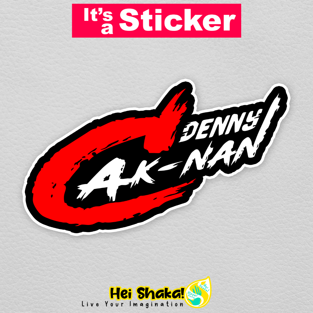 Stiker Denny Caknan Sticker Vinyl Musik Jawa Satuan Bahan Anti Air