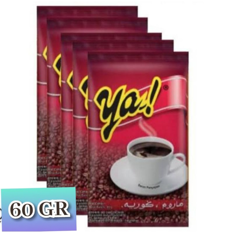 

Kopi YA Renteng 60gr Isi 10biji