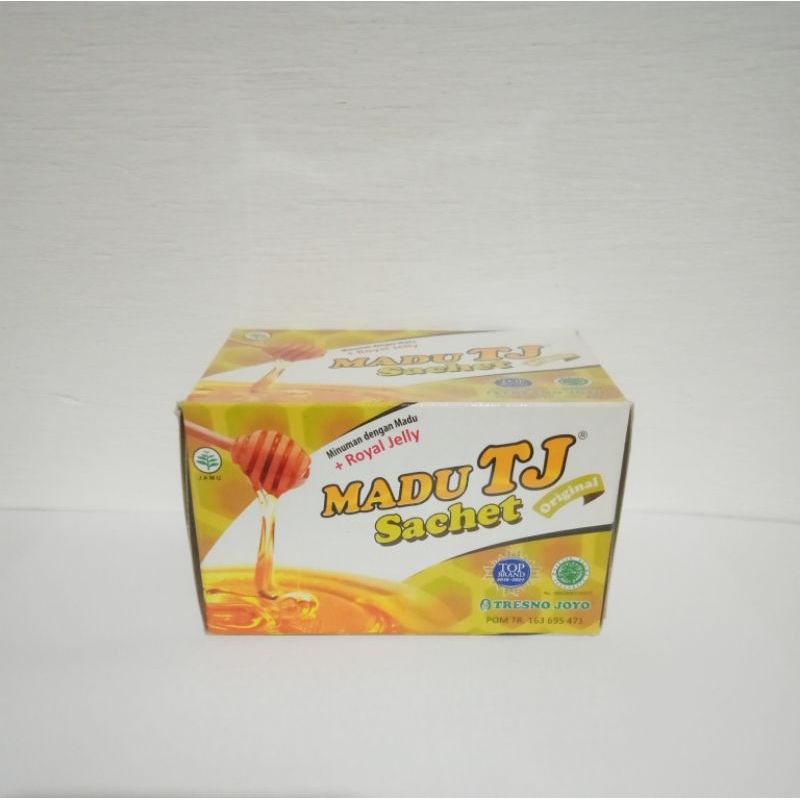 

madu tj sachet rasa original per pak isi 12 sachet