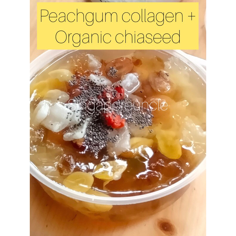 

Peachgum collagen dessert