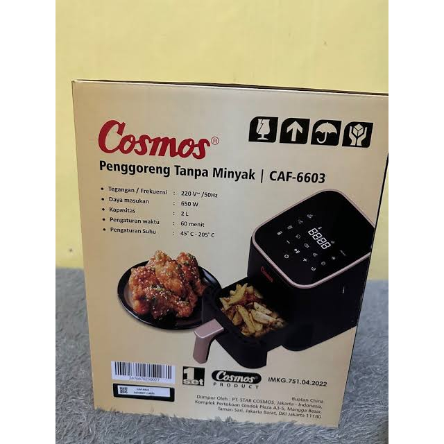 Cosmos Air Frayer Digital 2L CAF 6603