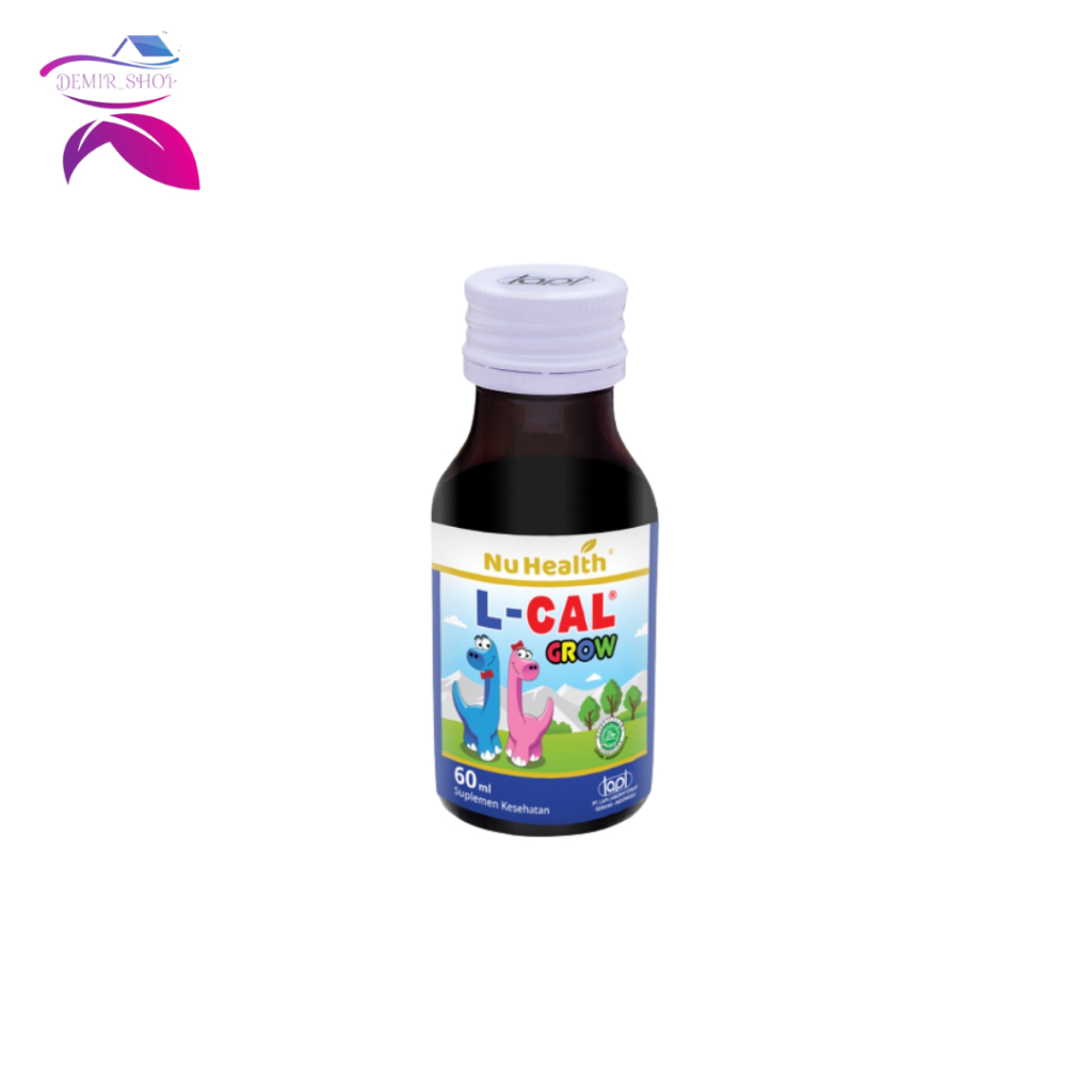 L-Cal Grow Syrup 60 ml Suplemen Pertumbuhan Tulang Anak