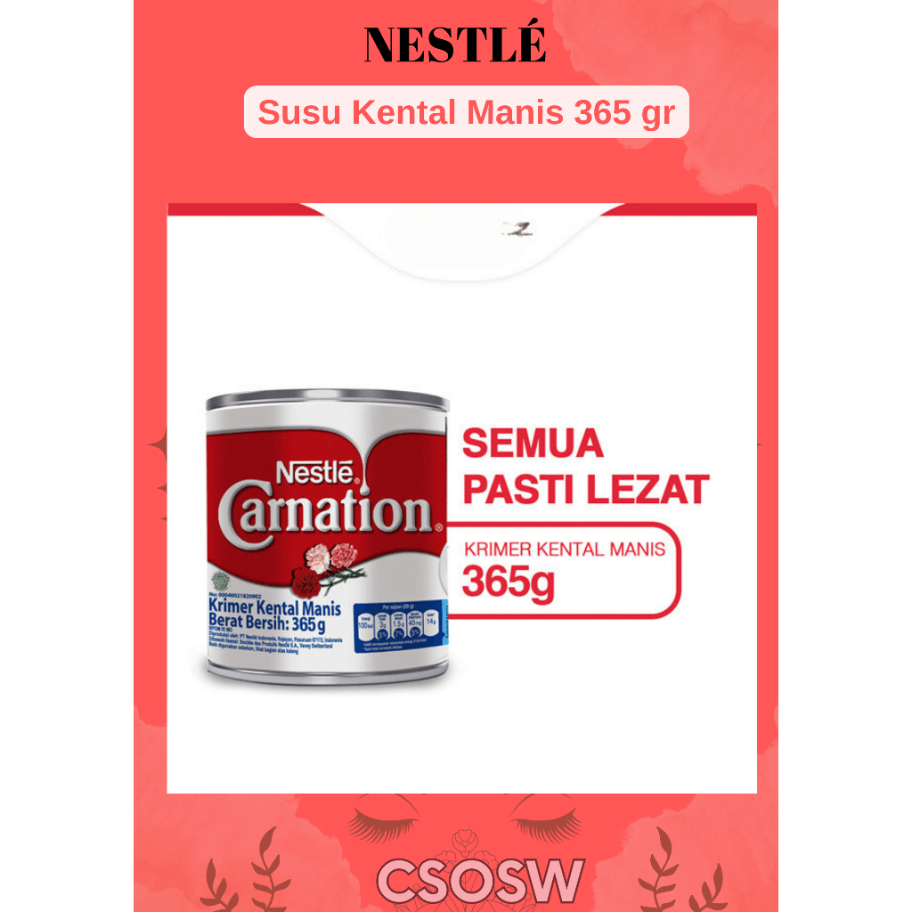 

Nestle Susu Kental Manis 365 gr
