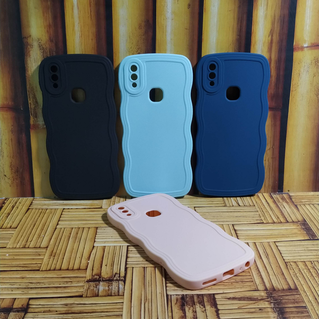 Case Vivo 1806 Softcase Gelombang Camera Protection Vivo V11 V11i