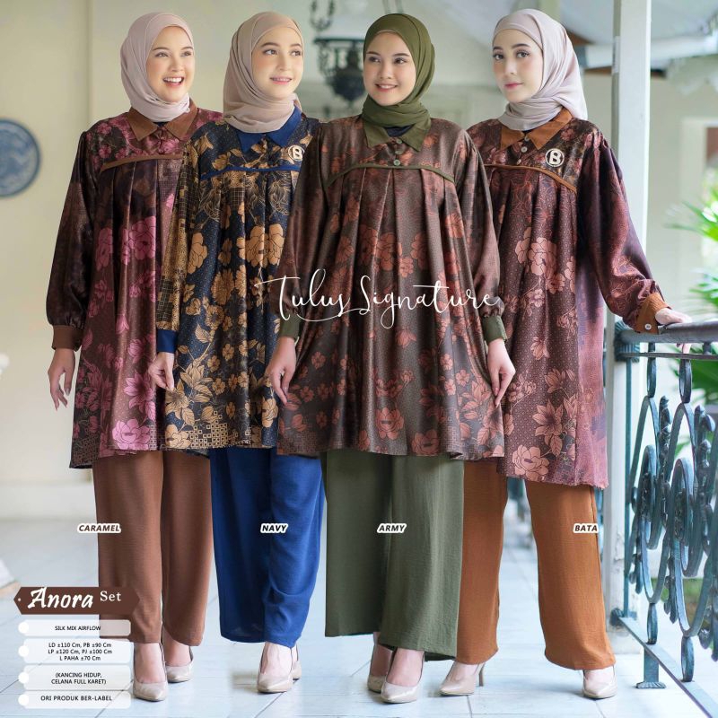 Anora set silk mix airflow Original by Tulus Signature