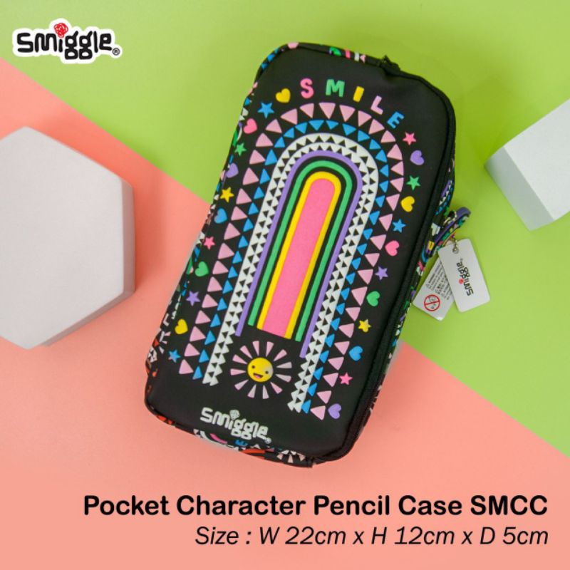 Pencil case smiggle pocket karakter/tempat pensil smiggle