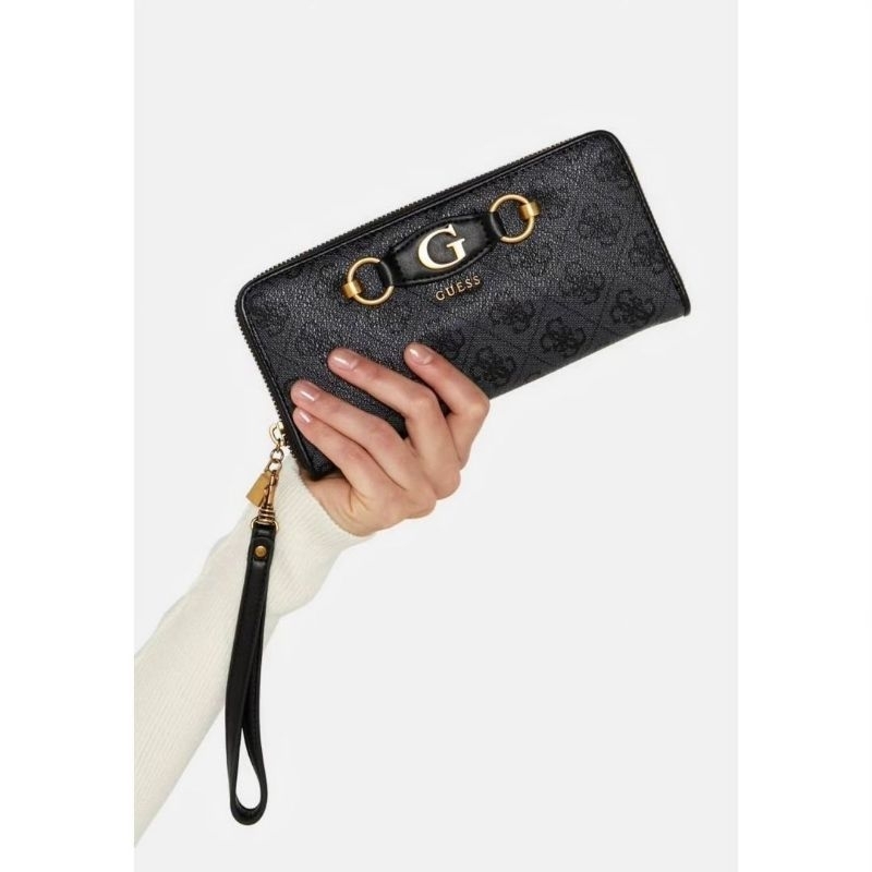 GUESSS Izzy Logo Large Zip-Around Wallet