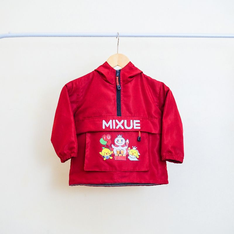 jaket mixue anak