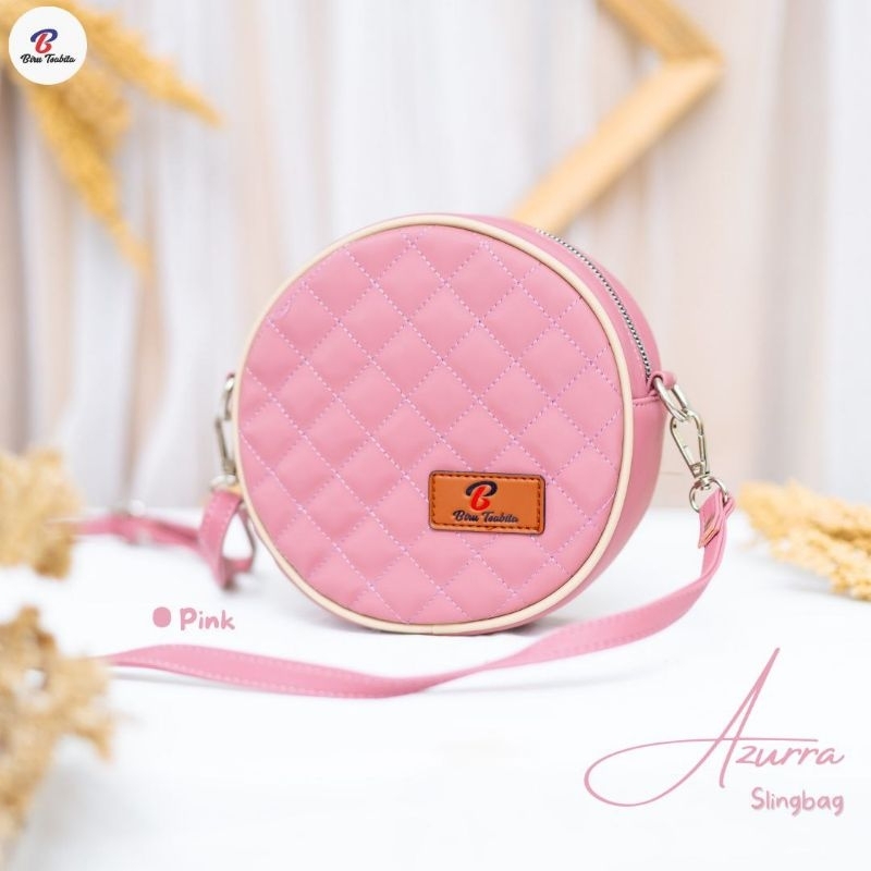 SLINGBAG AZURRA BY BIRU TSABITA TAS WANITA MURAH BAHAN CHOCOLY