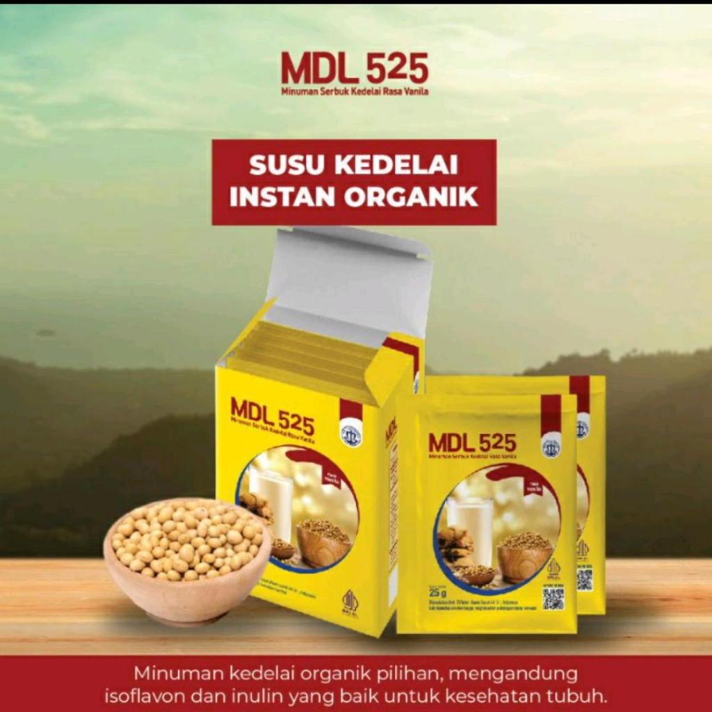 

MDL 525 SUSU KEDELAI INSTAN ORGANIK