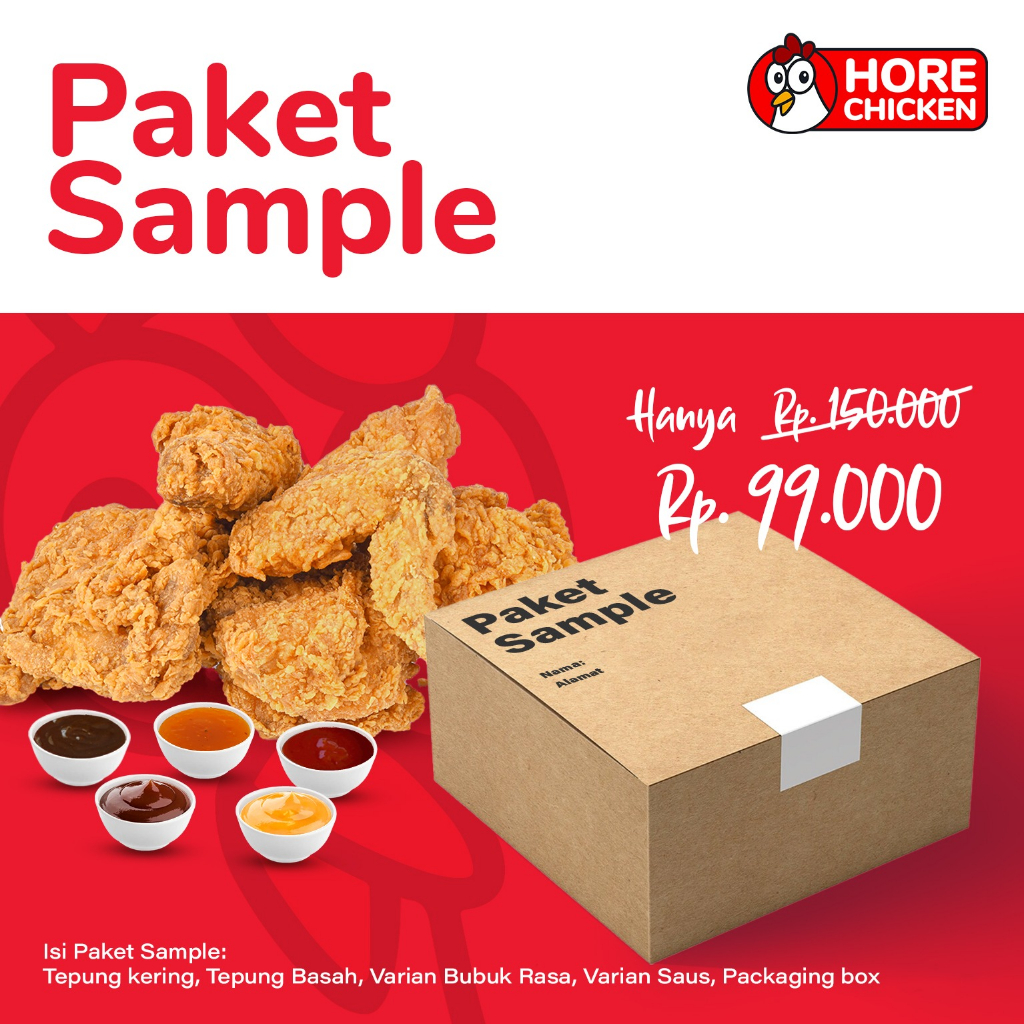 

Paket Sampel Hore Chicken