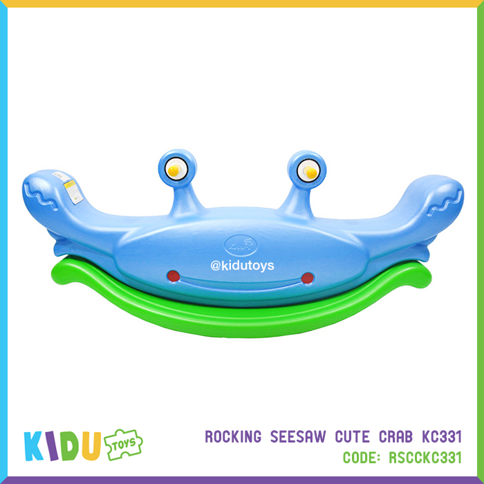 Mainan Anak Jungkat Jungkit Rocking Seesaw Cute Crab KC331 Kidu Baby