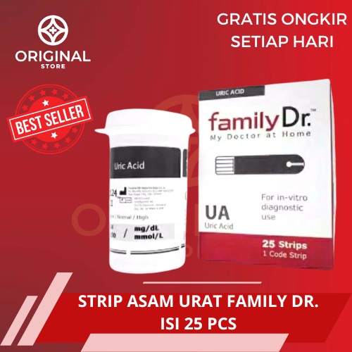 STRIP ISI ULANG TEST CHOLESTEROL STIK KOLESTEROL - FAMILY DR.