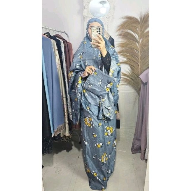 [GMM] Mukenah Rayon Motif Rimpel 2