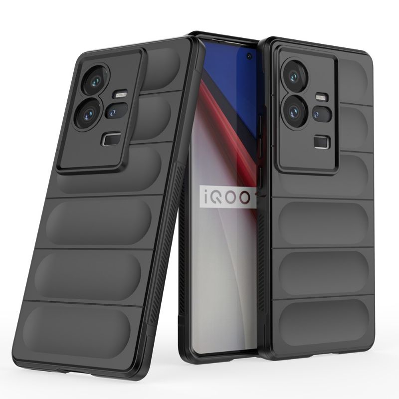 Case Vivo iQoo 11 5G Casing Shockproof TPU Wave Cover Anticrack