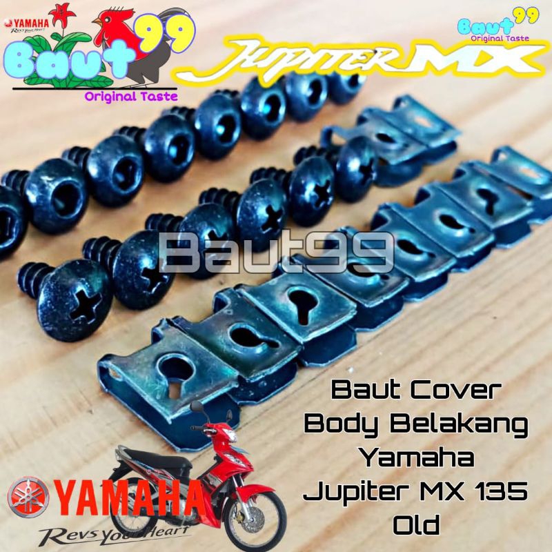 Baut set Cover bodi belakang Yamaha MX 135 Old
