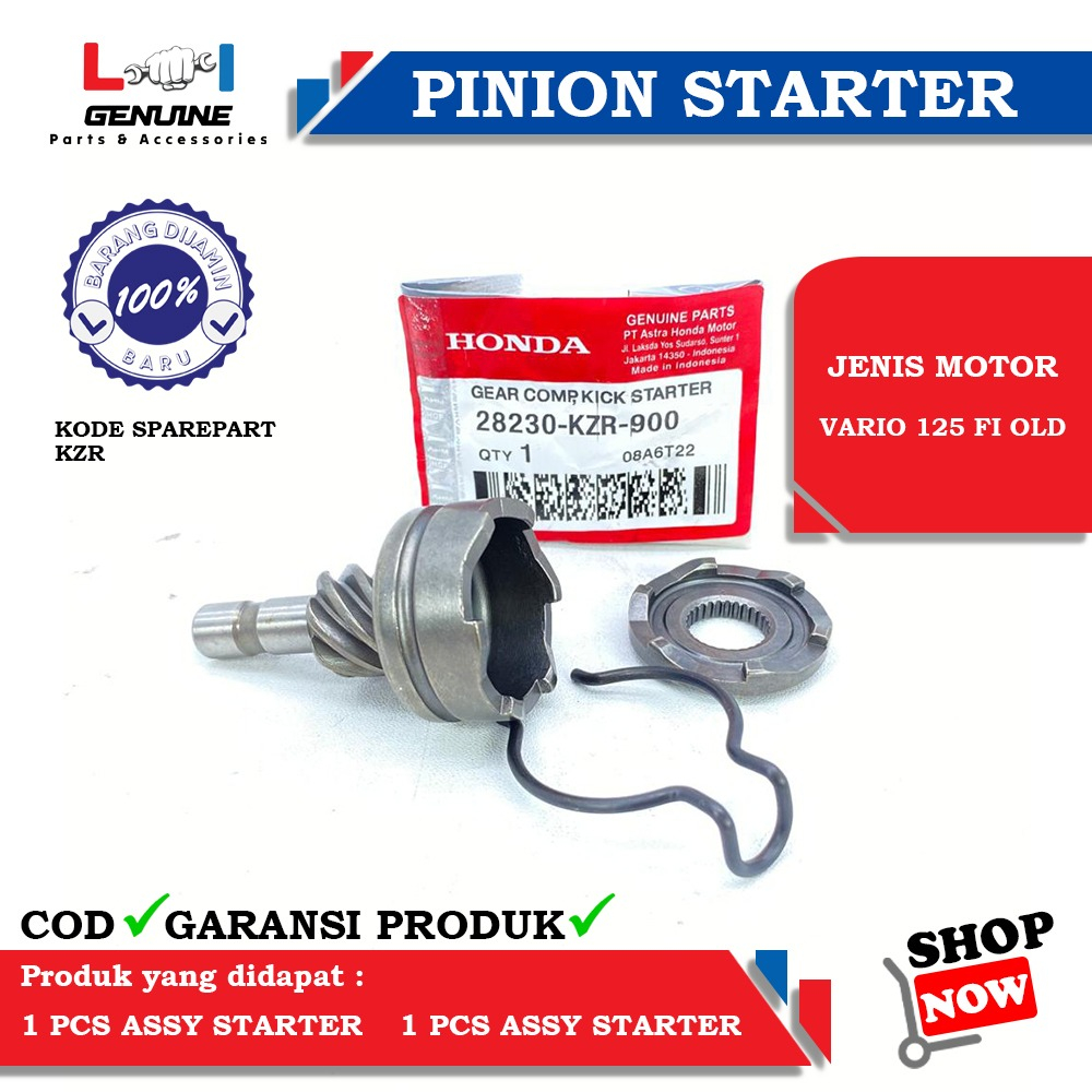 -LOI- GIGI PINION STATER SET HONDA VARIO 125 FI/OLD KZR