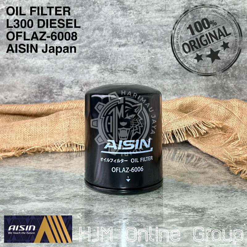 OIL OLI FILTER L300 L038 DIESEL KUDA TRITON PAJERO SPORT AISIN Japan