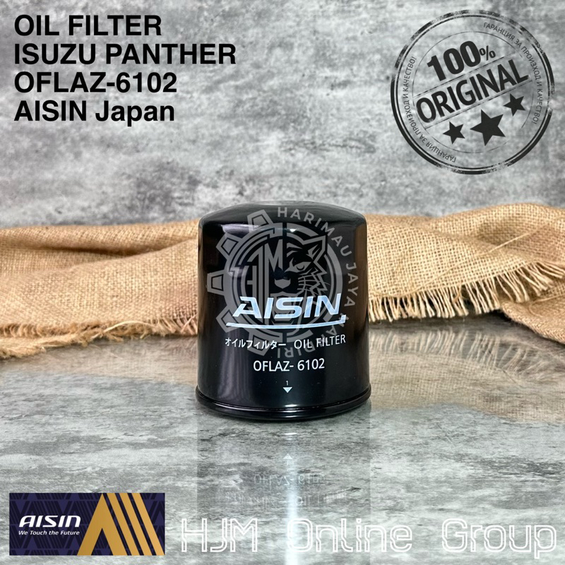 OIL OLI FILTER ISUZU PANTHER 2.3 2300 CC OFLAZ-6102 AISIN Japan