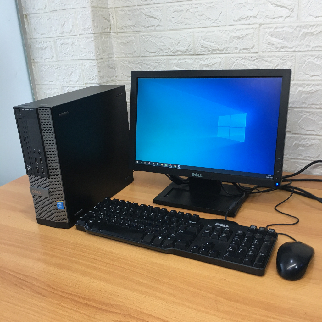 Set Komputer Dell Optiplex 9020 SFF Core i5 Gen 4 RAM 4GB Hardisk 500GB Siap Pakai