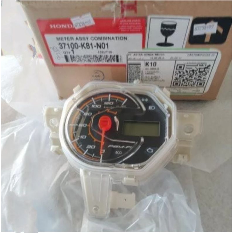 speedometer Assy Beat esp k81 non Iss/37100k81n01