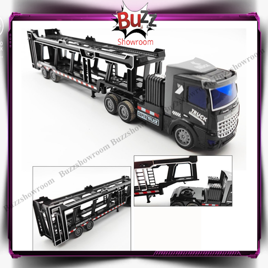 RC Truck Cargo Trailer High Power Mainan Anak Remote Control Truk