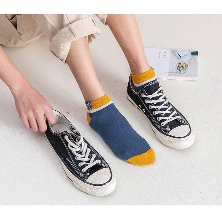 Kaos Kaki Sport Unisex Cewek Cowok Semata Kaki Ankle Socks Korea Fashion Style Pendek Import KK29 CYS