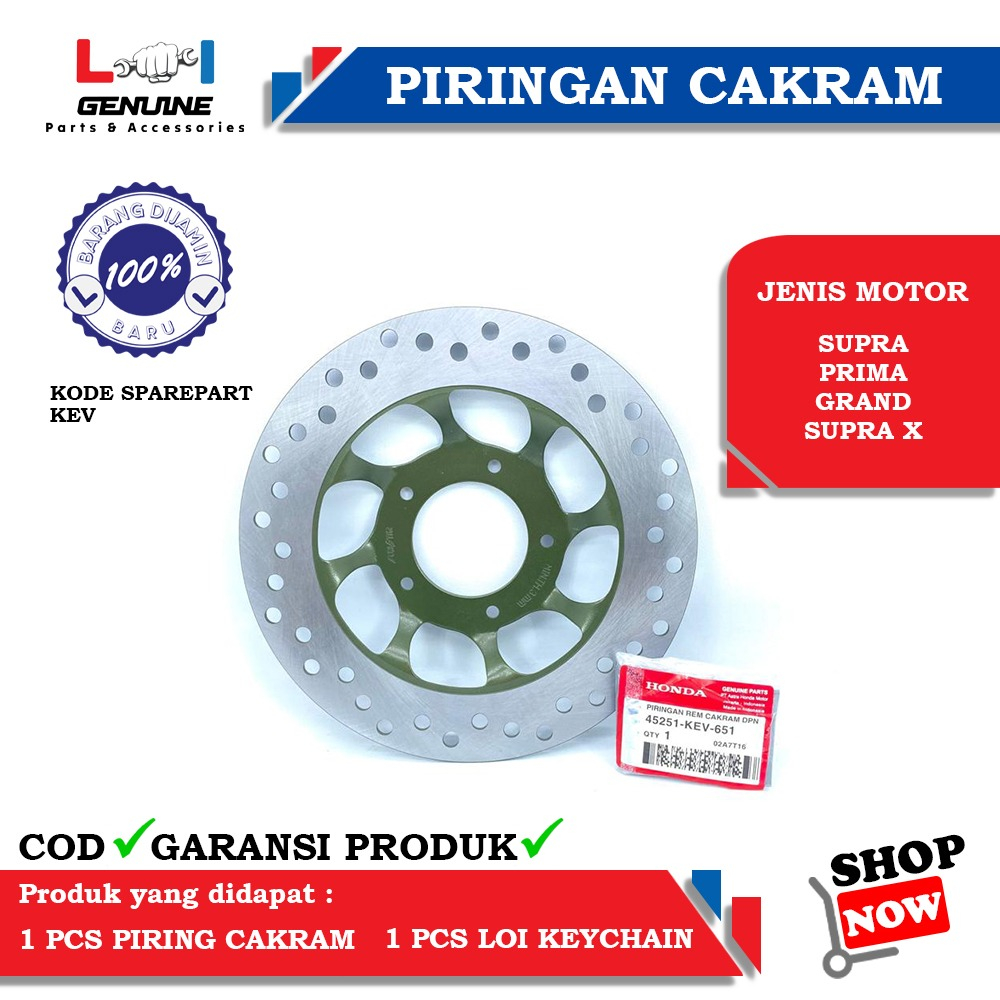 -LOI- PIRINGAN CAKRAM SUPRA PRIMA GRAND SUPRA X KEV