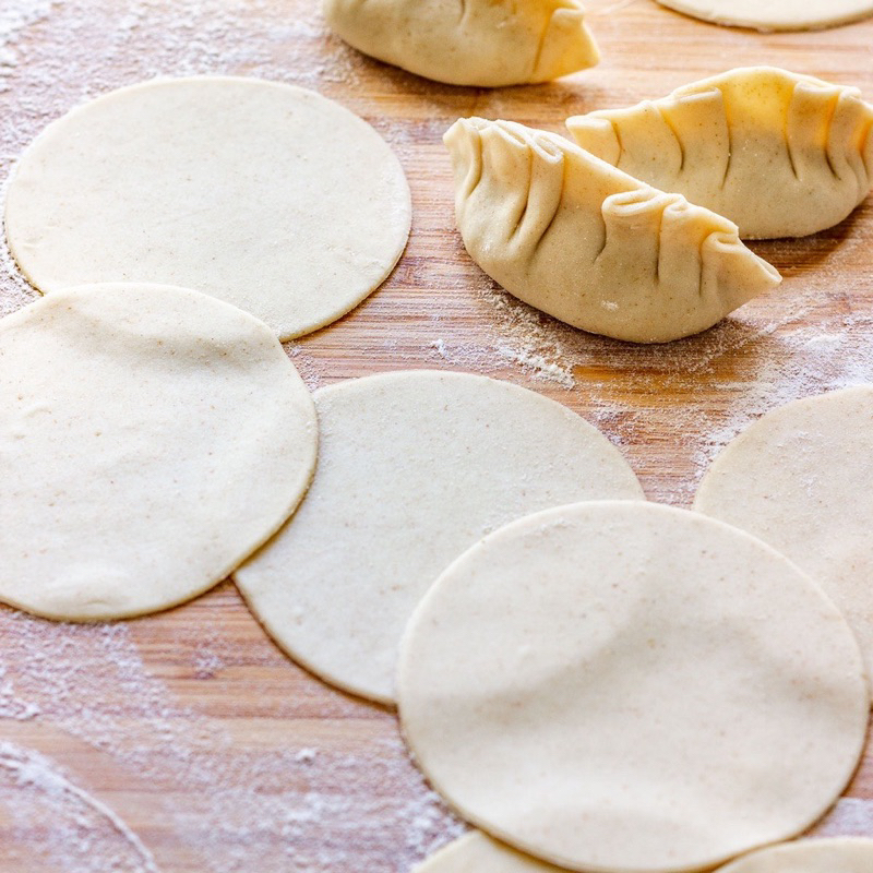 Kulit Dimsum Gyoza Siomay HALAL Tipis Pangsit Dumpling Warna Warni