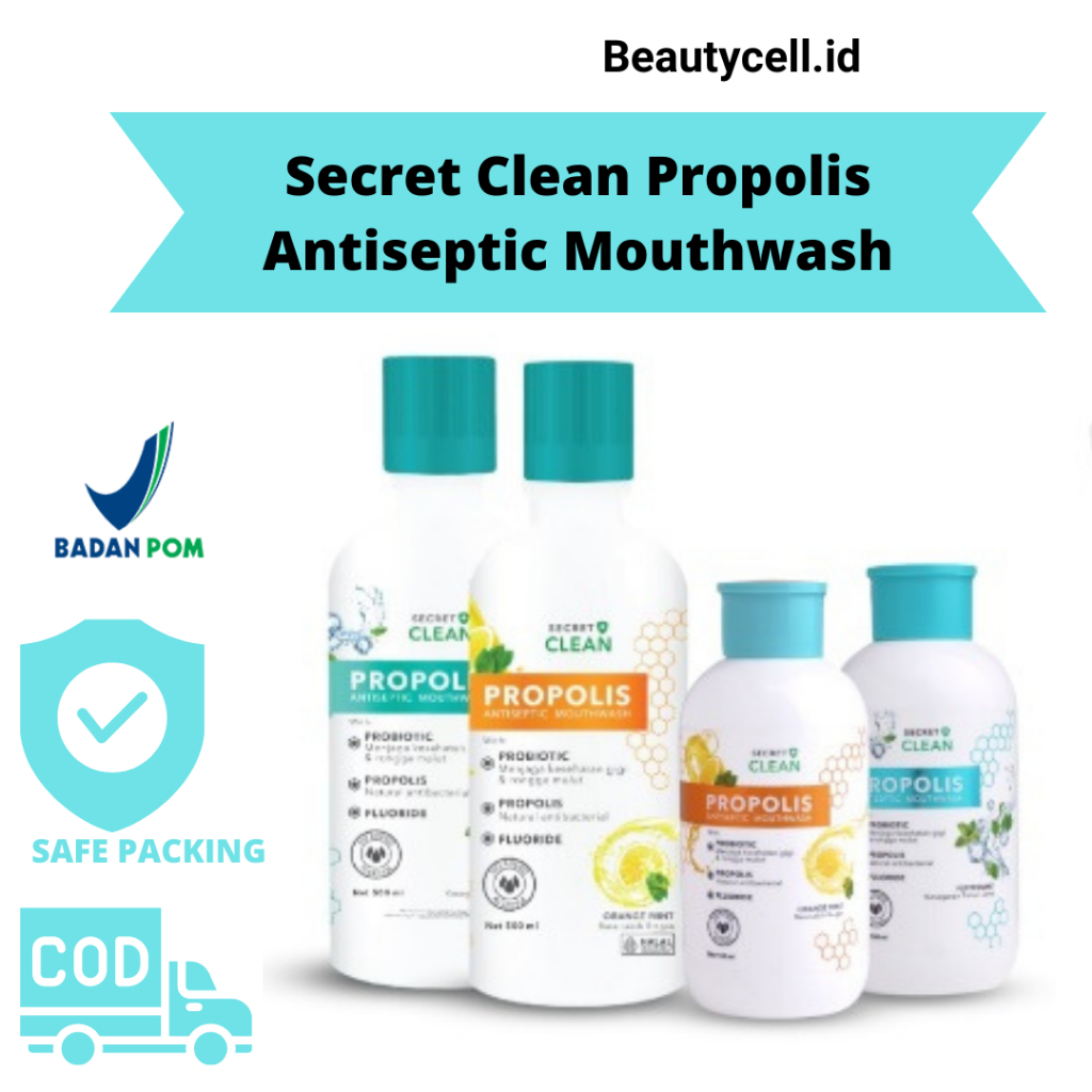 Secret Clean Propolis Antiseptic Mouthwash 150ml