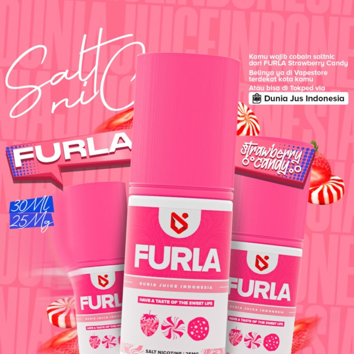 FURLA V2 30ML STRAWBERRY CANDY 25MG