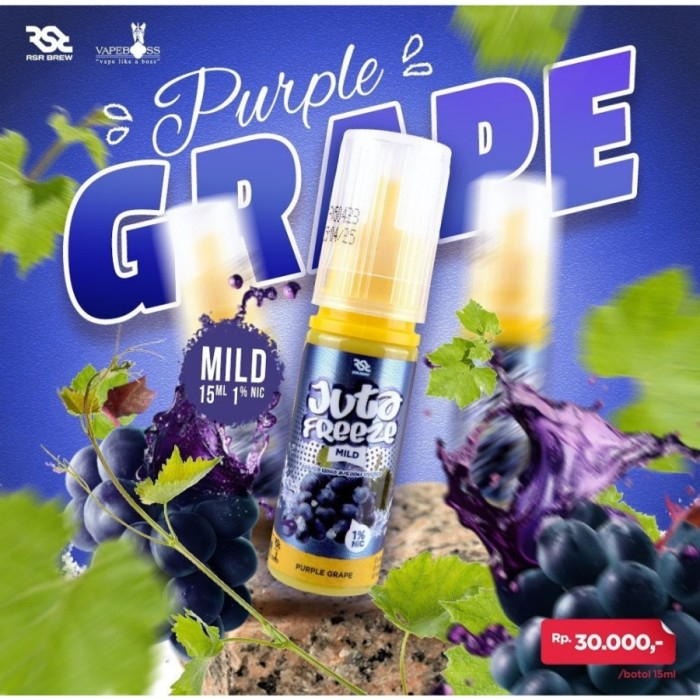 JUTA FREEZE 15ML MILD PURPLE GRAPE 15MG