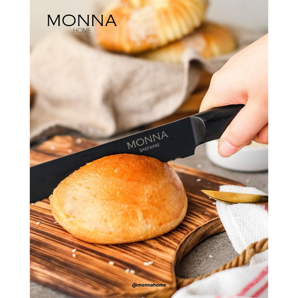 Pisau Roti Monna Bakeware/ Pisau roti/ Bread Knife/ Pisau dapur