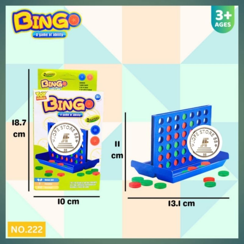 JOFESTORE88 X FerenHongXia MAINAN ANAK BINGO MINI BOARD GAME / MAINAN BINGO GAME MINI