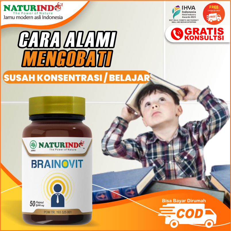Kapsul Herbal untuk Meningkatkan Konsentrasi dan Daya Ingat Anak Suplemen Ekstrak Daun Pegagan