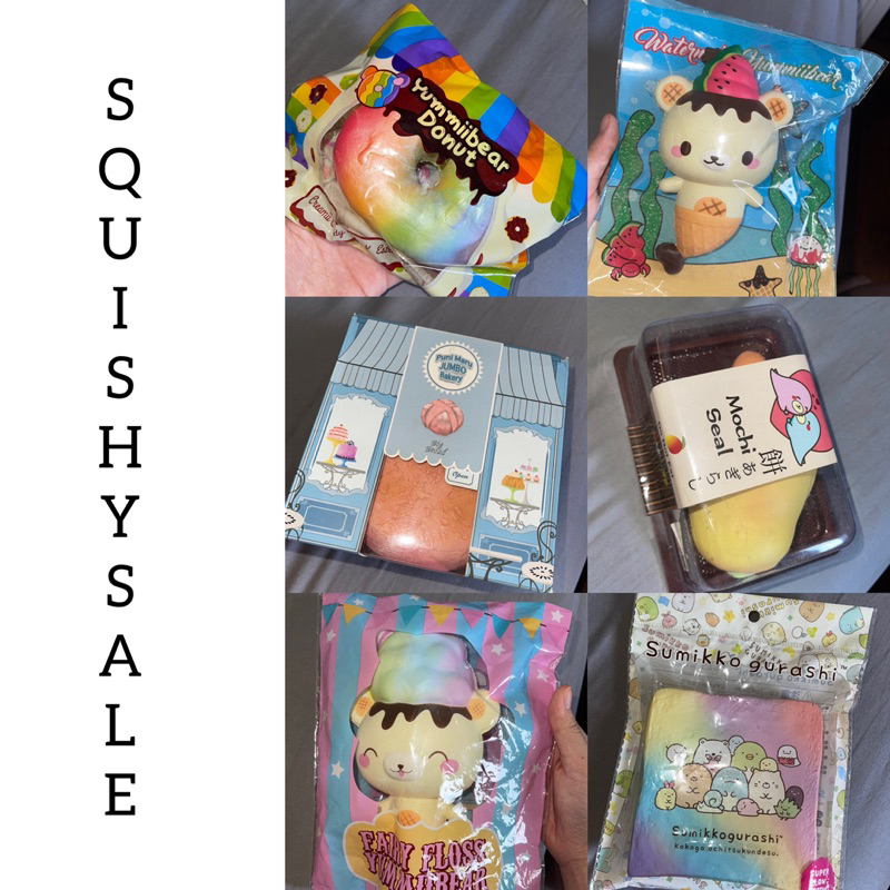 ‼️CLEARANCE BOLEH NEGO ‼️SQUISHY PUNI MARU, CREAMIICANDY, IBLOOM, YUMIBEAR, YUMIBEAR MERMAID, YUMIIB