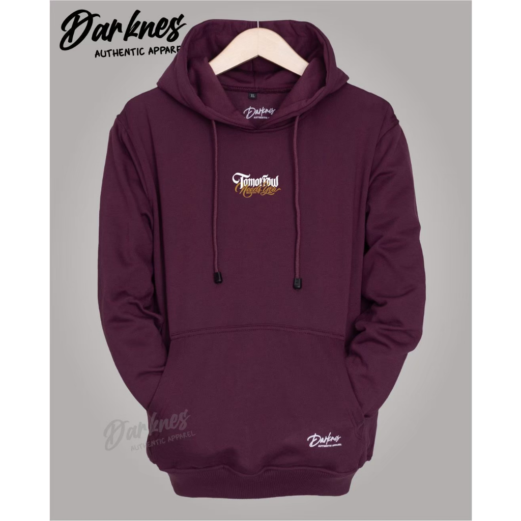 Jaket Sweater Hoodie Cowok Cewek Warna Merah Maroon Sweter Hodie Laki Laki Aesthetic Sweatshirt Disto Keren Terbaru 2022