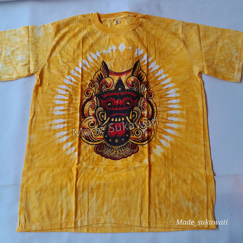 Baju kaos barong lukis Bali XXL