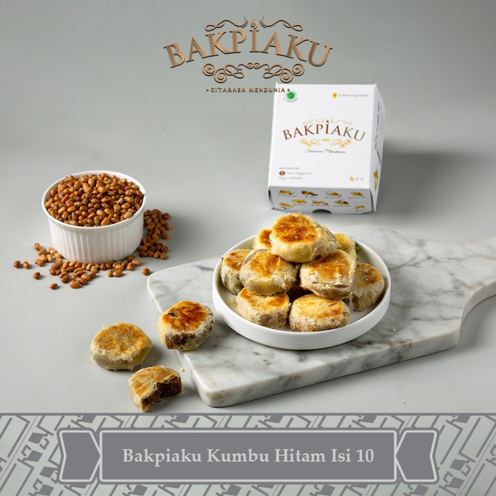 Bakpia Bakpiaku Khas Jogja isi 10 Kumbu Hitam