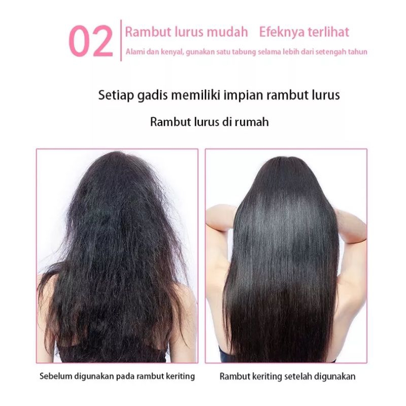 SHOUPIN Smoothing Frizz Opti Straight maintenance Pelurusan rambut instans ori