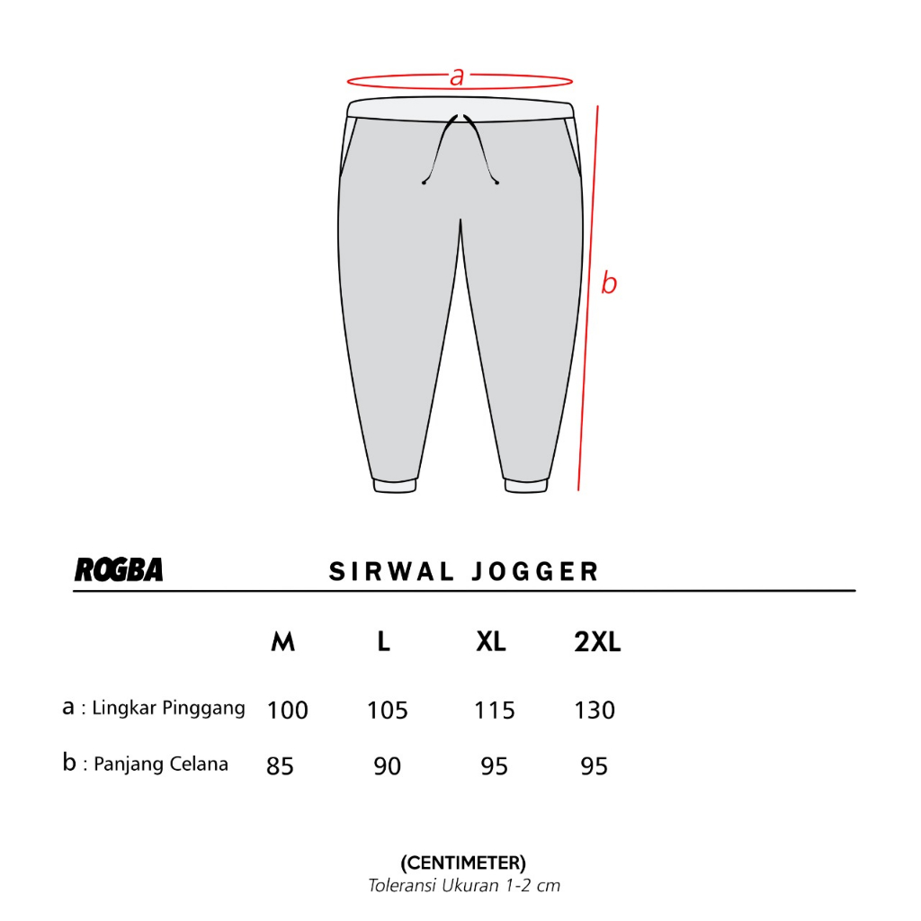 Sirwal Jogger ROGBA Celana Jogger