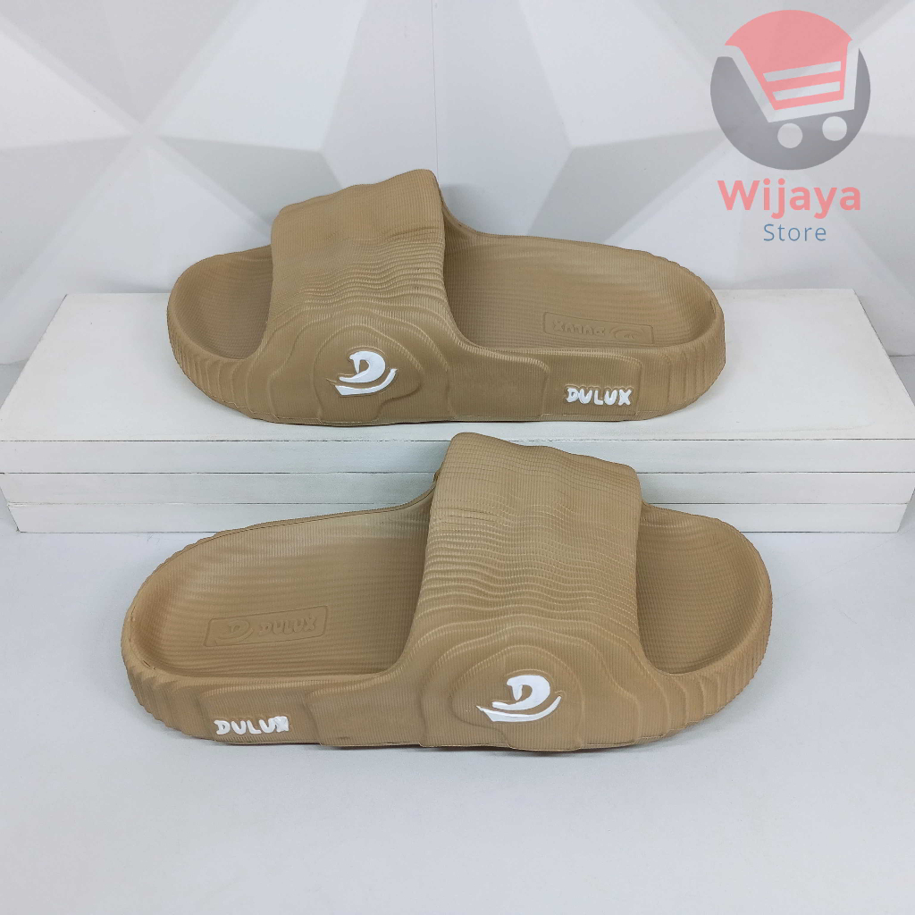 Sandal Slop Tebal 8831 Sendal Viral Ringan Tebal Slide Pria Selop Laki-laki Desain Unik