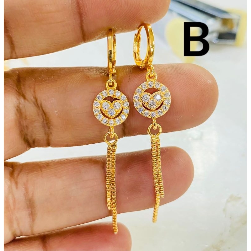 anting permata//anting wanita//perhiasan