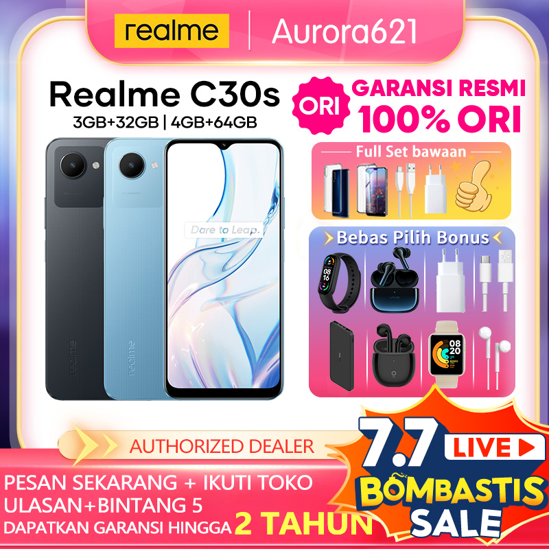 REALME C30S 3/32 NEW GARANSI RESMI REALME