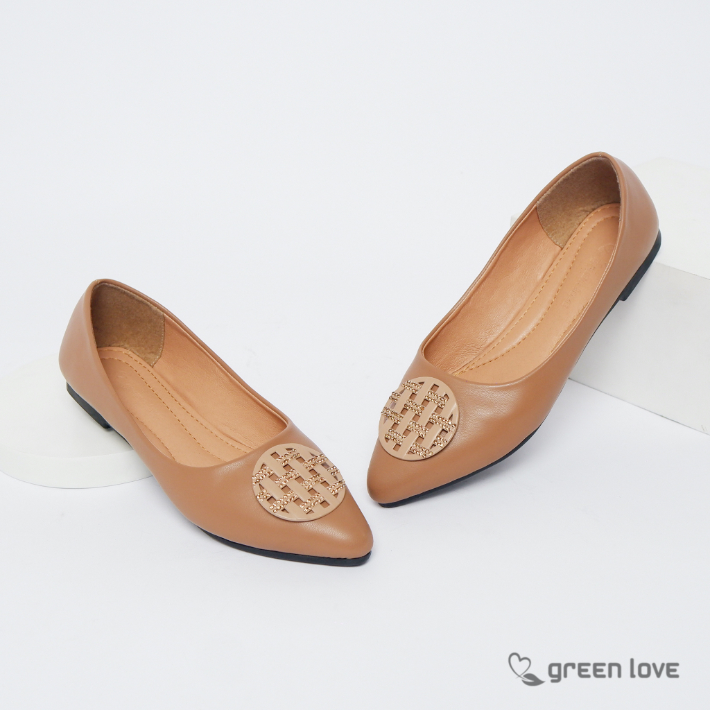 Green Love Sepatu Flatshoes Wanita GINA