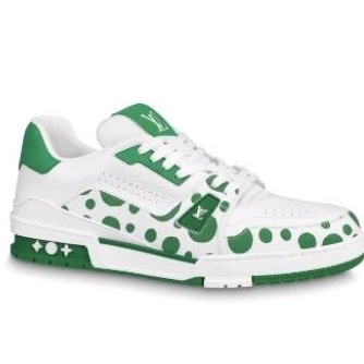 LV TRAINER X YAYOI KUSUMA GREEN WHITE